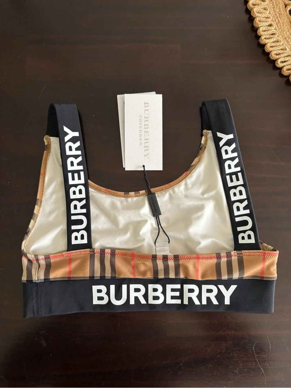 NWT Burberry Swim Top